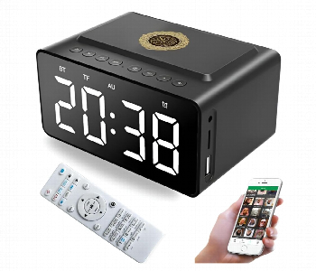 Express Delivery - Quran Speaker With Azan Clock  Sq 808 - ID 7153851