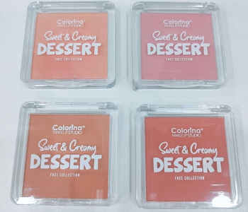 Express Delivery - Colorina Makeup Studio Sweet  Creamy Dessert Face Collection Blusher No.2 - ID 7153979