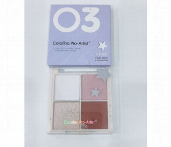 Express Delivery - Colorina Pro Artist Four Color Eyeshadow No. 3 - ID 7154000