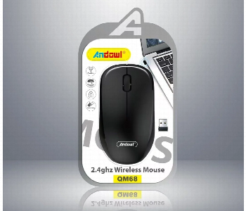Express Delivery - Andowl Wireless Optical Mouse Qm68 - ID 7154063