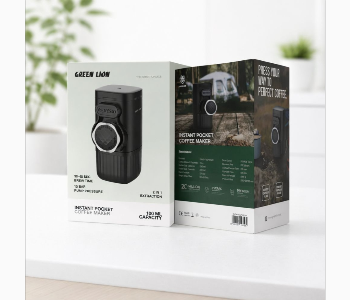 Express Delivery - Green Lion Instant Pocket Coffee Maker Black 100Ml Manual Espresso Maker 15 Bar Pressure Gninpcof100Bk - ID 7154114