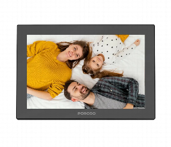 Express Delivery - Porodo Pixelle 10.1 Inch Smart Frame Mirror Glass Technology Black Pdpf1003Bk - ID 7154118
