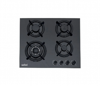 Express Delivery - Sanford Sf5451Gh Bs Fsd Glass Top Basel 4 Burner Gas Hob With Fsd Safety Device - ID 7154154