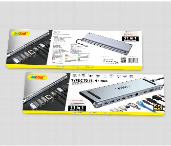 Express Delivery - Andowl Usb Type C To Multi Port Hub - ID 7154209