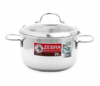 Express Delivery - Zebra Extra Infinity Stainless Steel Sauce Pot With Glass 162097Lid 20Cm - ID 7154243