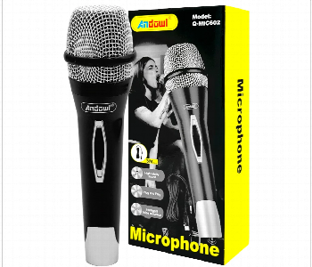 Express Delivery - Andowl Q Mic602 Wired Microphone  Crystal Clear Sound For Every Occasion - ID 7154264
