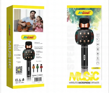 Express Delivery - Andowl Music Wireless Microphone Speaker Q M2911 - ID 7154275