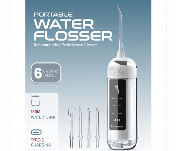 Express Delivery - Moxedo 180Ml  Portable Water Flosser With Versatile And Powerful Oral Care Solution - ID 7154406