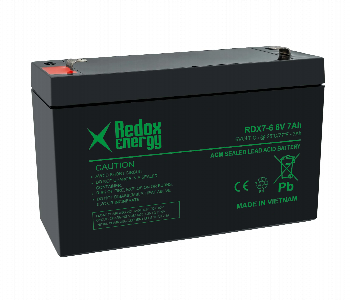 Express Delivery - Redox Energy 6V 7Ah Lead Acid Battery 	Rdx7-6 - ID 7154564