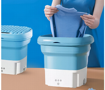 Express Delivery - Portable 8L Mini Foldable Washing Machine - ID 7154603