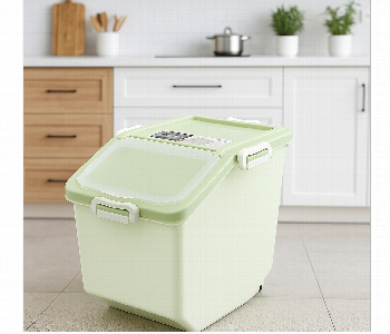 Express Delivery - Modern Plastic Rice Storage Container - ID 7154634