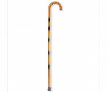 Express Delivery - Naxuji Round Wood Walking Cane With Stick Dot Light Honey Finish - ID 7154656