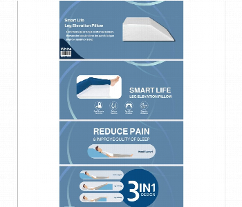 Express Delivery - Smartlife Wedge Leg Rest Pillow With Thermoelastic Comfort Layer - ID 7154705