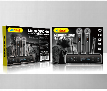 Express Delivery - Andowl 2 Wireless Microphone Set Qmic795 - ID 7154777