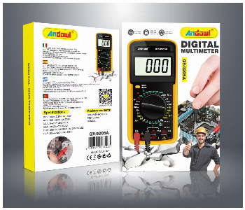 Express Delivery - Andowl Qy9205A Digital Multimeter - ID 7154935