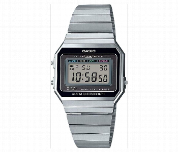 Express Delivery - Casio A700W 1Adf Stainless Steel Digital Wrist Watch 36Mm Silver Classic Retro Design - ID 7154998