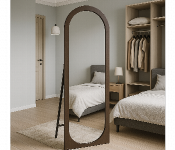 Express Delivery - Stand Mirror Full Length With Wooden Frame - ID 7155057