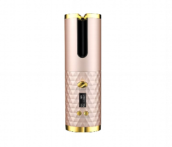 Express Delivery - Cordless Automatic Hair Curler Rose Gold - ID 7155417