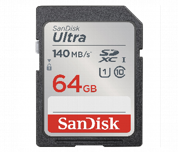 Express Delivery - Sandisk Ultra 64Gb Sdxc Uhs I Card 140Mbps For Full Hd Video And Photography - ID 7155444
