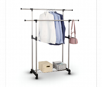 Express Delivery - Clothes Rack Double Pole 30Kg Capacity - ID 7155514