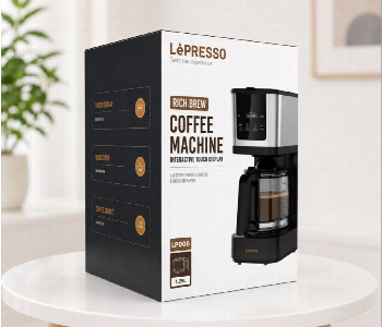 Express Delivery - Lepresso Rich Brew Coffee Machine 900W Interactive Touch Display Black - ID 7155811