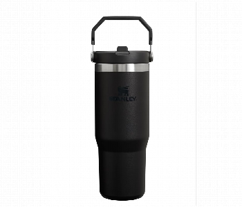 Express Delivery - Stanley Quencher Iceflow Flip Straw Tumbler 0.89L Black - ID 7155863