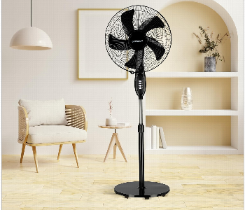 Express Delivery - Olsenmark Omf1854 16 Inch Stand Fan With 5 Leaf Blade And High Performance Motor - ID 7155900