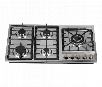 Express Delivery - Olsenmark Omk7034 5 In 1 Stainless Steel Gas Hob With Auto Impulse Ignition - ID 7155953