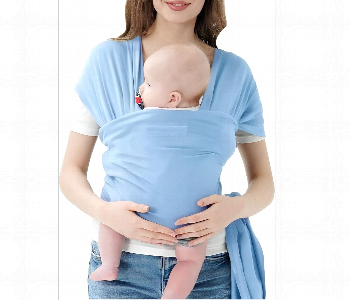 Express Delivery - Baby Carrier Wrap Sling Belt For 0 To 36 Month Infants With Nursing Cover Use Blue - ID 7156026