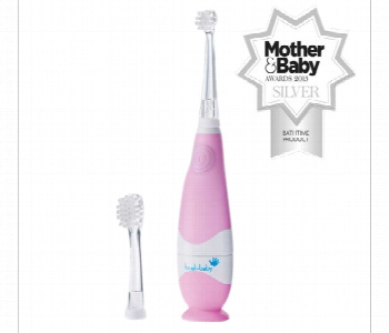 Express Delivery - Brush Baby Baby Sonic Electric Toothbrush Pink - ID 7156035