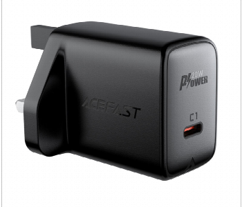 Express Delivery - Acefast 20W Usb C Charger Pd Single Port Black Multiple Protocol Fully Compatible - ID 7156262