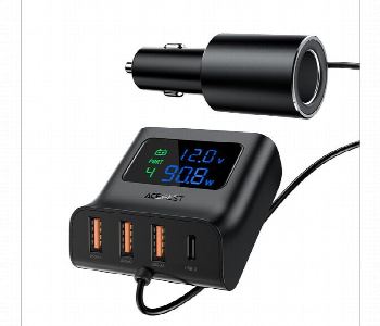 Express Delivery - Acefast B8 4 In 1 Car Charger Splitter 90W Max - ID 7156273