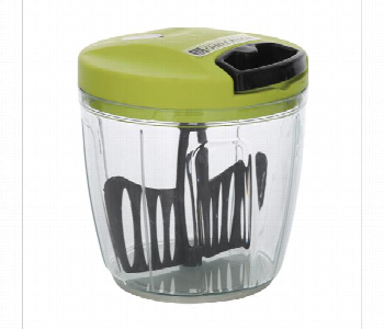 Express Delivery - Royalford Rf11036 2 In 1 Pull Chopper Jar With 1000Ml Pet Container Silver - ID 7156377