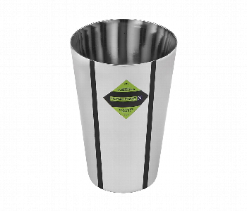 Express Delivery - Royalford Rf11462 7 Cm Stainless Steel Plain Unbreakable And Durable Drinking Glass - ID 7156457