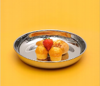 Express Delivery - Royalford Rf11469 25Cm Stainless Steel Rice Plate - ID 7156464