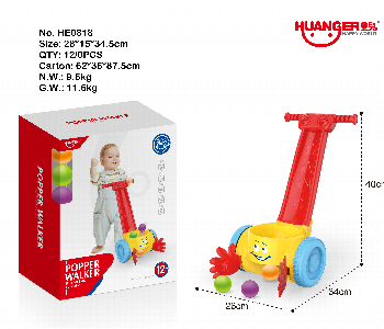 Express Delivery - Popper Walker With Music For Toddlers Fun And Activity Playtime - ID 7156483