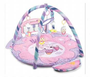 Express Delivery - Huanger Piano Fitness Mat With Musical Keys And Hanging Toys For Baby Playtime - ID 7156499