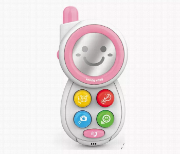 Express Delivery - Huanger Baby Musical Phone Toy With Lights And Songs For Infant Learning Pink - ID 7156514