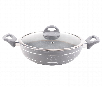 Express Delivery - Royalford Rf11968 30Cm Granite Aluminum Wok Pan - ID 7156533