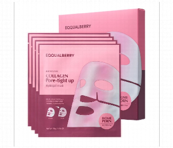 Express Delivery - Eqqualberry Collagen Pore Tight Up Hydrogel Mask Set  4 Sheets - ID 7156559