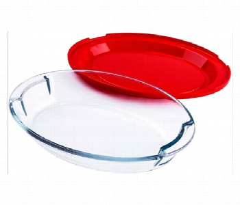 Express Delivery - Royalford Rf12199 0.8L Glass Baking Dish With Plastic Lid - ID 7156622
