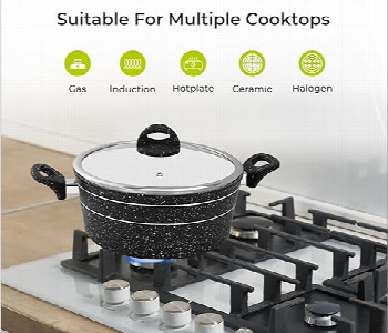 Express Delivery - Royalford Casserole Rf11866 26Cm Aluminum Nonstick - ID 7156644