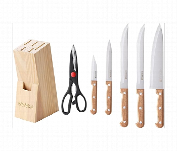 Express Delivery - Royalford Rf12265 7Pcs Kitchen Knife Set - ID 7156660
