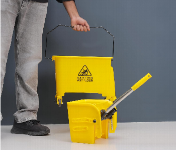 Express Delivery - Royalford Mop Wringer Trolley Rf12484 20L Yellow - ID 7156677
