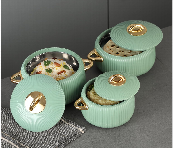 Express Delivery - Royalford Hotpot Set Rf12712 3Pc Pearl Steel - ID 7156828