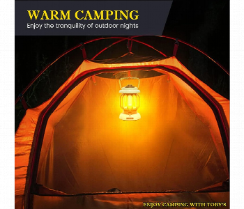 Express Delivery - Tobys Cpl T14 Led Camping Lights Portable Retro Atmosphere Lantern Stepless Dimming Knob Rechargeable Desk Lamp - ID 7156917