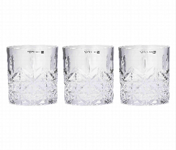 Express Delivery - Royalford Rf11658 320Ml 3Pcs Transparent Glass Tumblers - ID 7156977