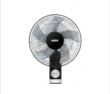 Express Delivery - Sanford Sf931Wfn Bs 16 Inch 60W Wall Fan With Remote - ID 7157367
