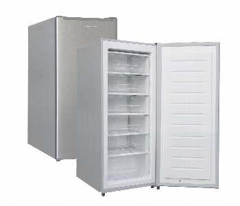 Express Delivery - Zena Upright Freezer Zuf 234Ss Grey Six Drawer - ID 7157507