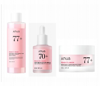 Express Delivery - Anua Bundle 3 Anua Peach 70 Niacinamide Serum 30Ml Niacin Enriched Cream 50Ml Niacin Essence Toner 250Ml - ID 7157534